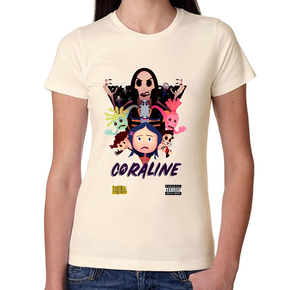 Playera Coraline Laika Studios Algodón #0001738