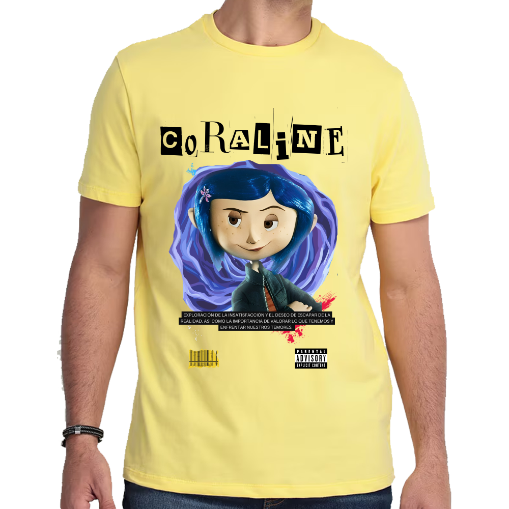 Playera Coraline Laika Studios Algodón #0001740