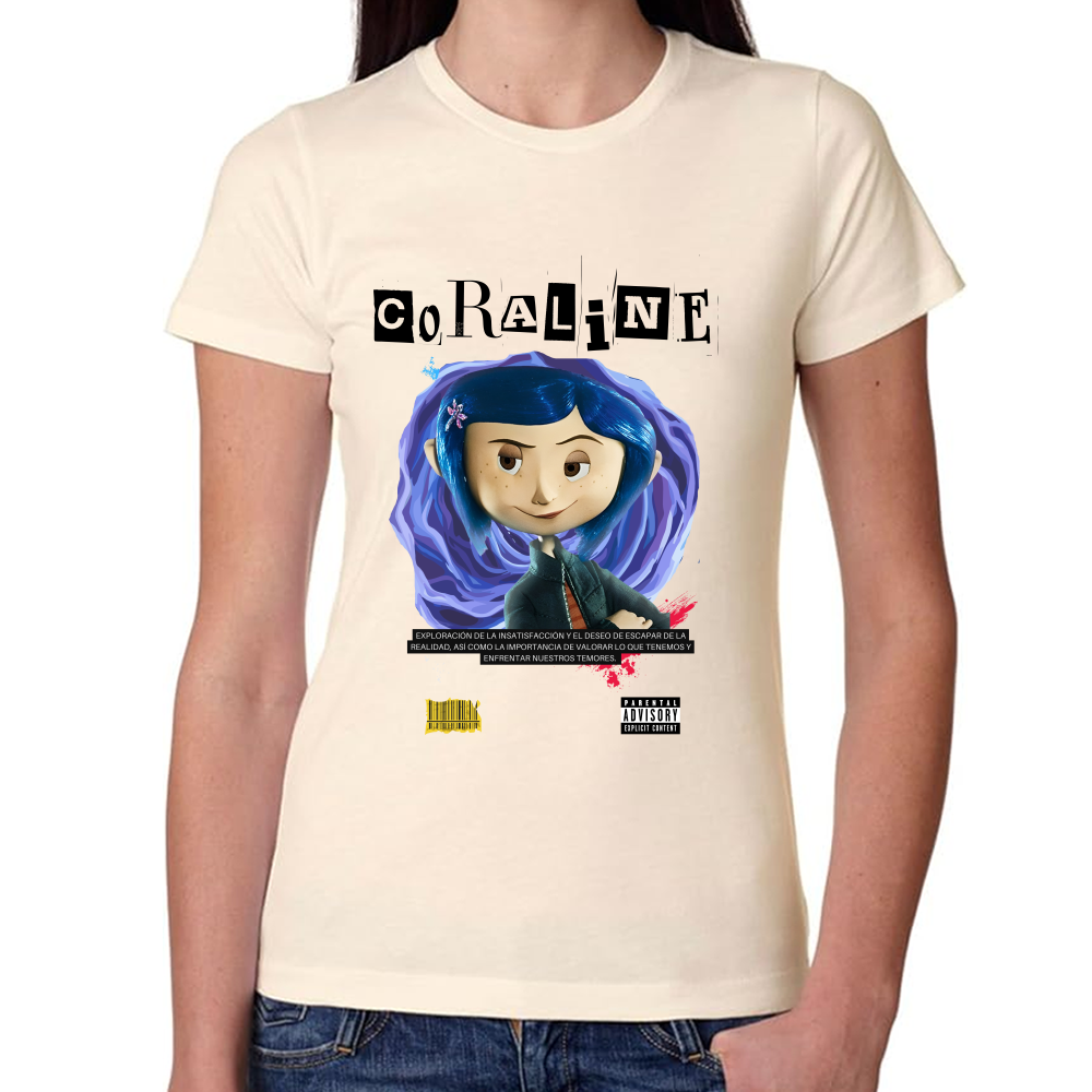 Playera Coraline Laika Studios Algodón #0001740