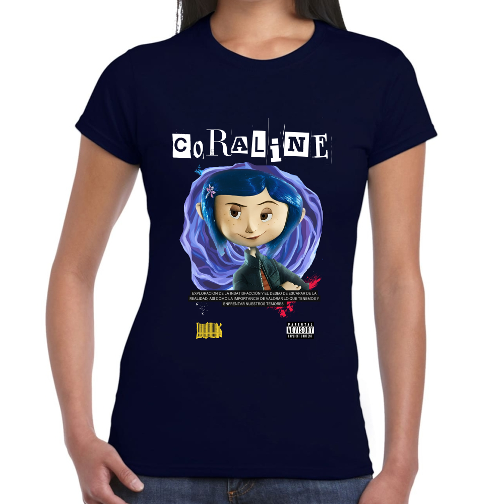Playera Coraline Laika Studios Algodón #0001740