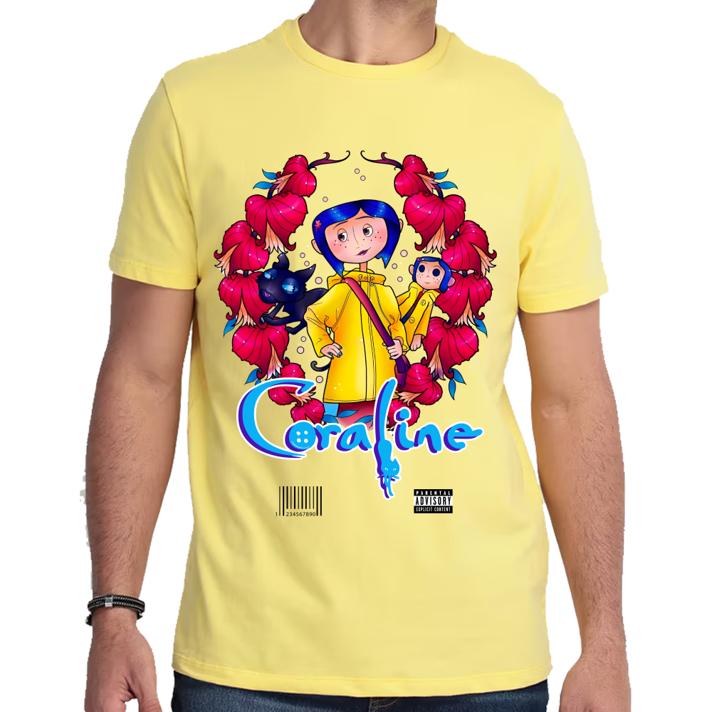 Playera Coraline Laika Studios Algodón #0001741