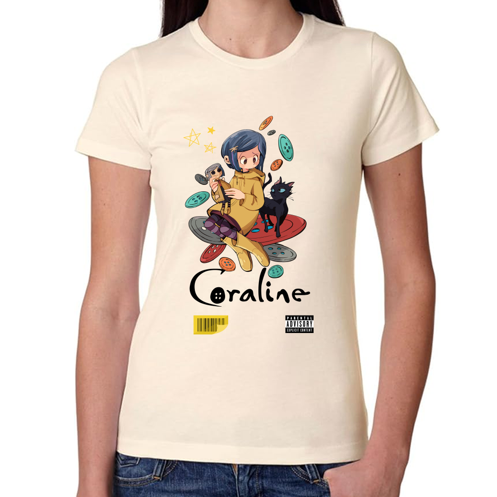 Playera Coraline Laika Studios Algodón #0001742
