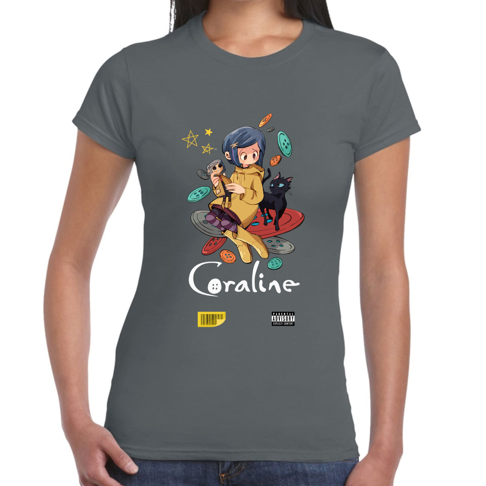 Playera Coraline Laika Studios Algodón #0001742