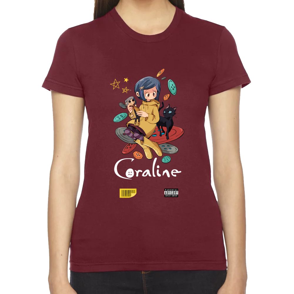 Playera Coraline Laika Studios Algodón #0001742