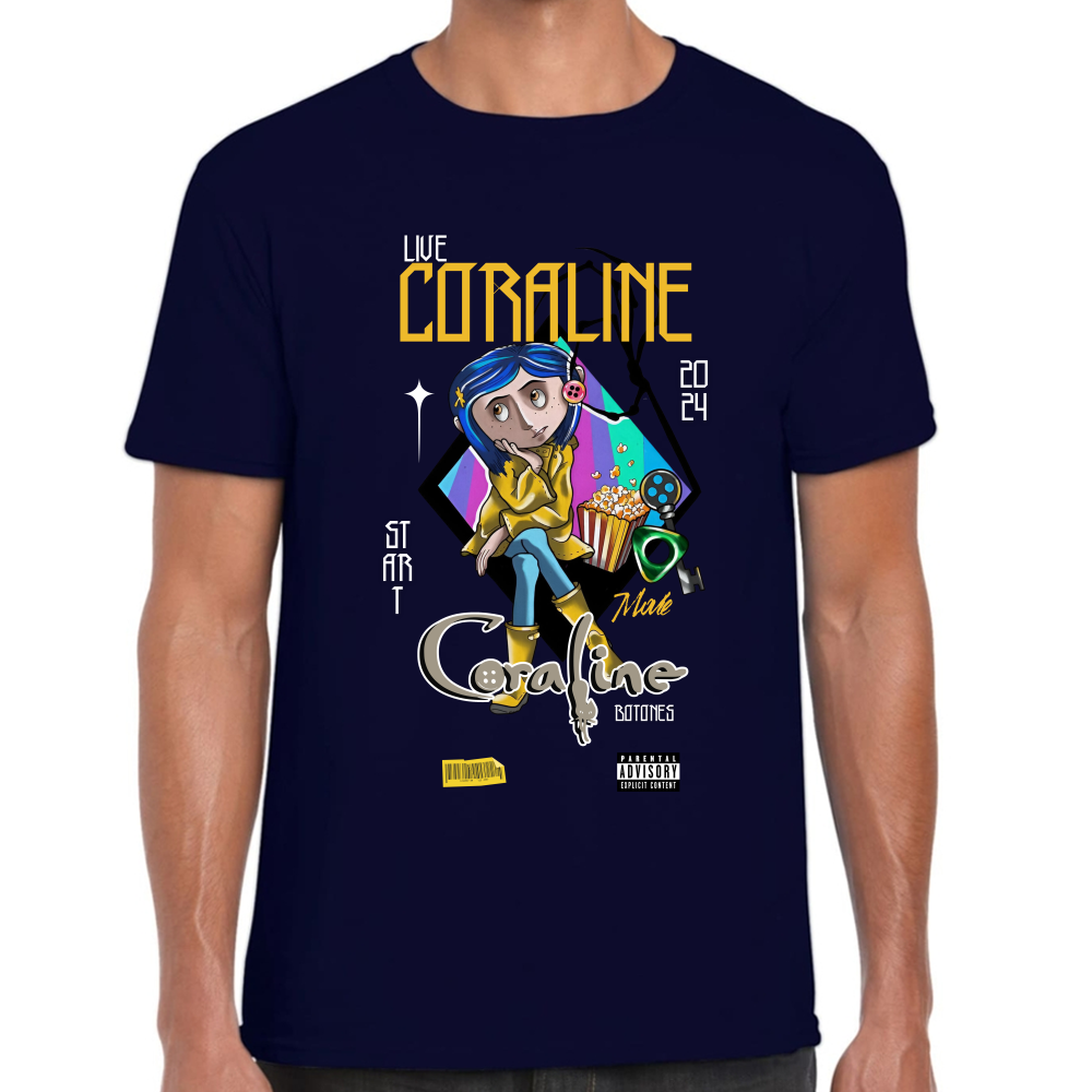 Playera Coraline Algodón Premium #0001743 Imagen principal del producto