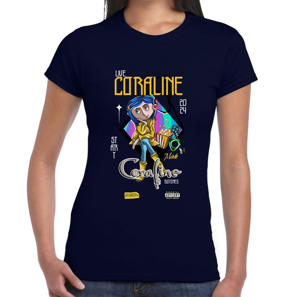 Playera Coraline Algodón Premium #0001743 Imagen secundaria del producto