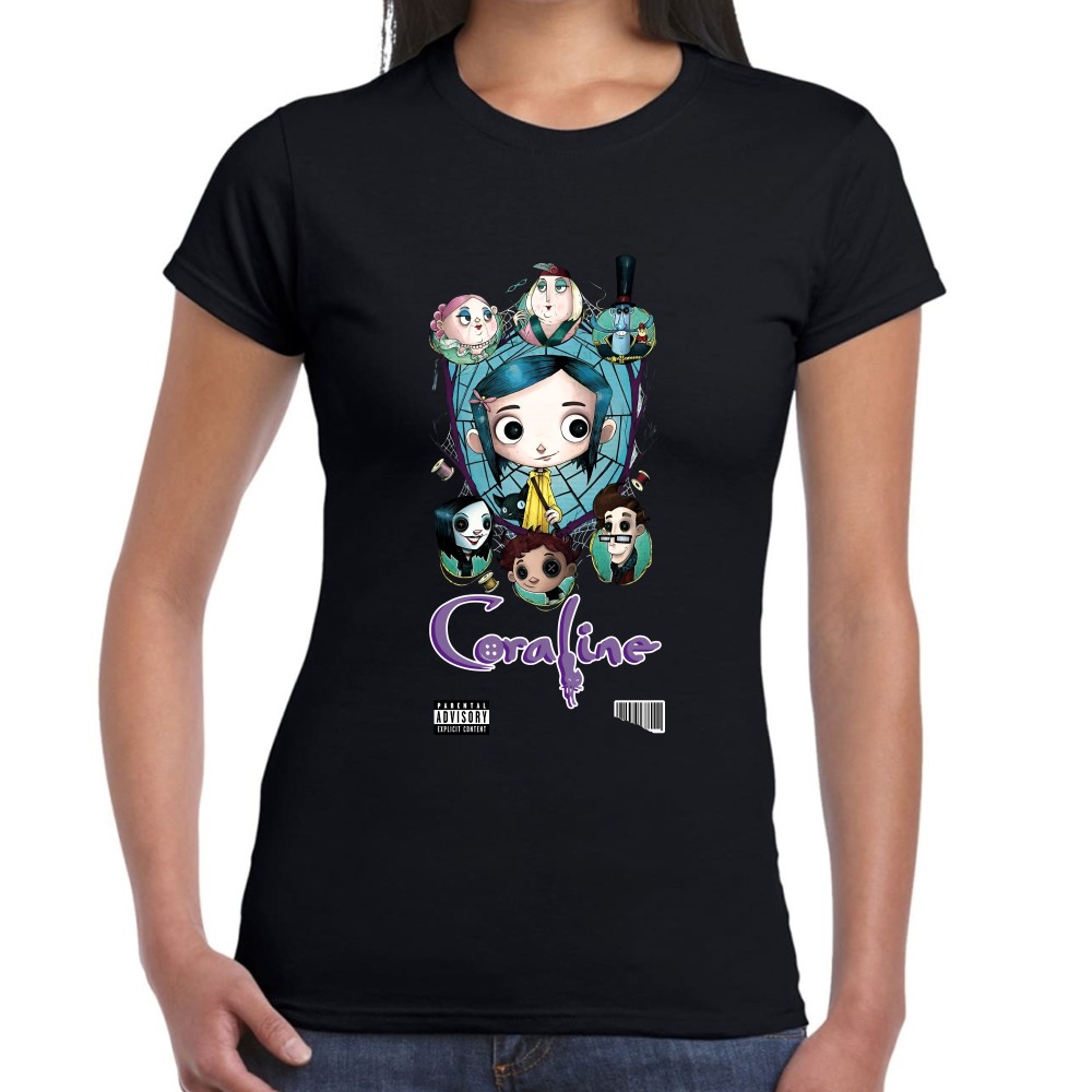 Playera Coraline Algodón Premium #0001745 Imagen secundaria del producto