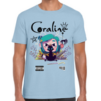 Playera Coraline & Gato Algodón Premium #0001749