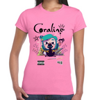 Playera Coraline & Gato Algodón Premium #0001749