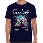 Playera Coraline & Gato Algodón Premium #0001749