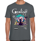 Playera Coraline & Gato Algodón Premium #0001749