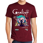 Playera Coraline & Gato Algodón Premium #0001749