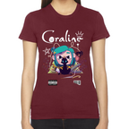 Playera Coraline & Gato Algodón Premium #0001749