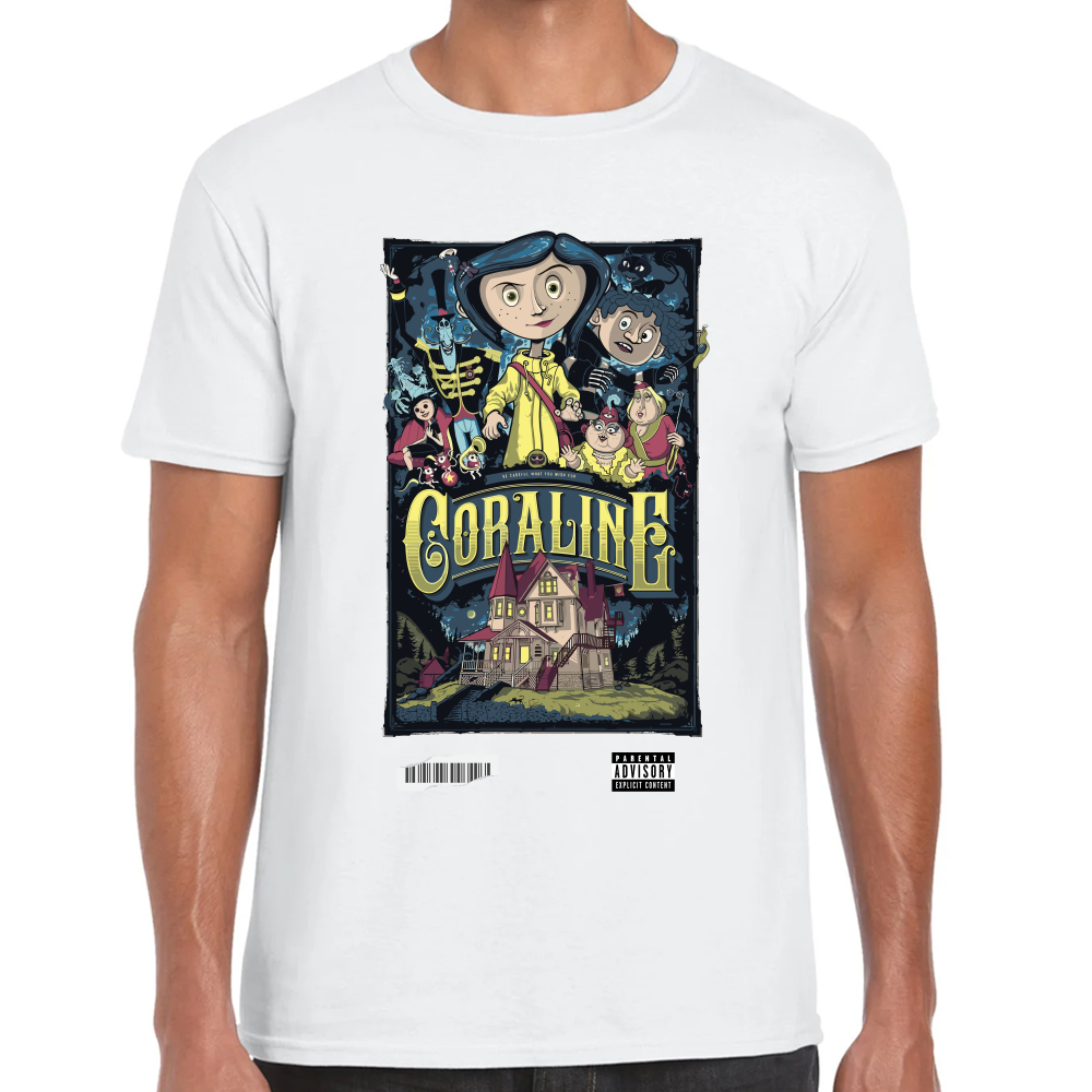 Playera Coraline y la Puerta Secreta Algodón Premium #0001750