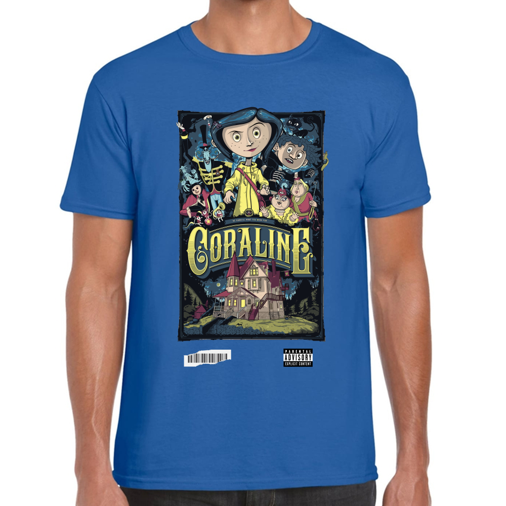 Playera Coraline y la Puerta Secreta Algodón Premium #0001750