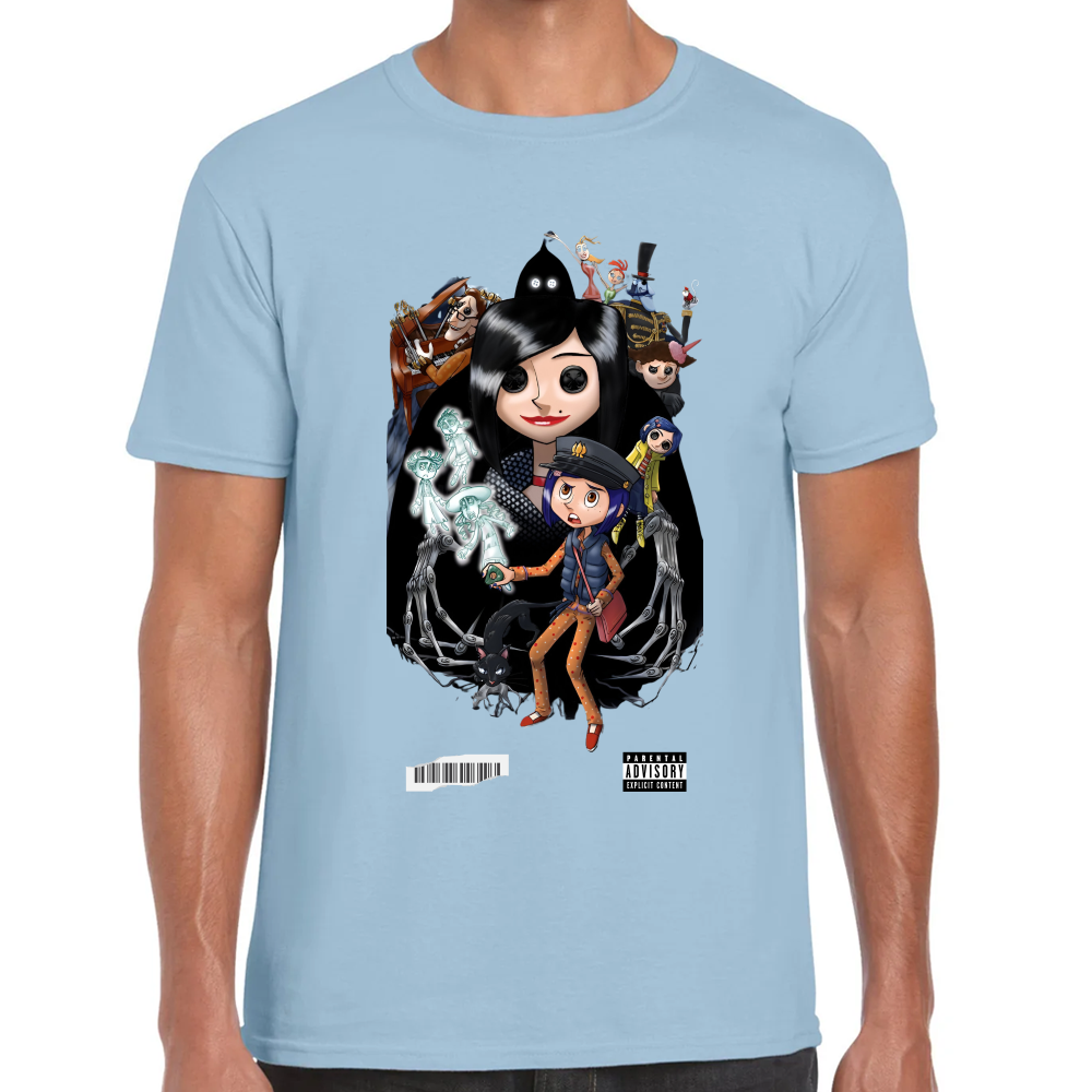 Playera Coraline y la Puerta Secreta Algodón Premium #0001751