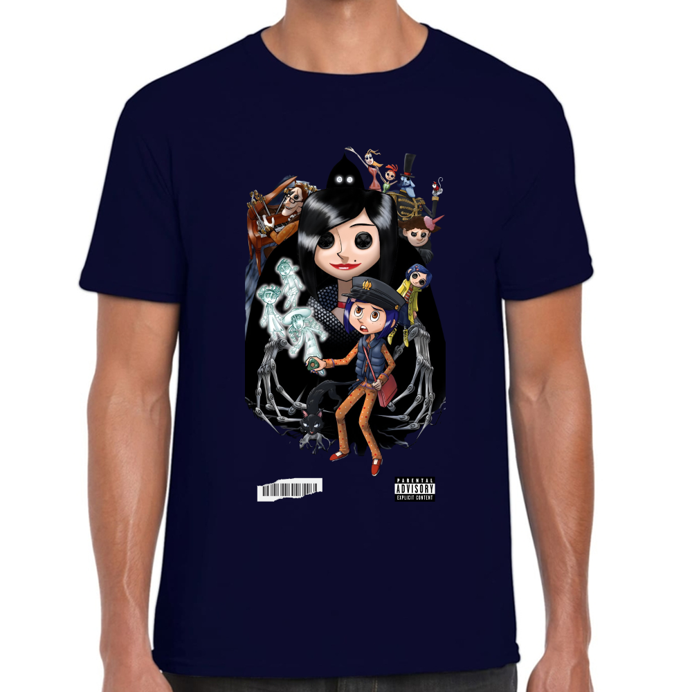 Playera Coraline y la Puerta Secreta Algodón Premium #0001751