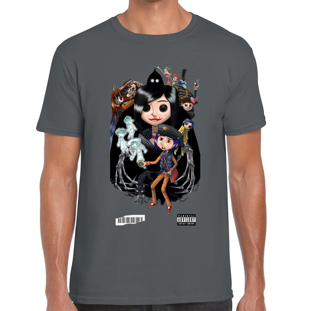 Playera Coraline y la Puerta Secreta Algodón Premium #0001751