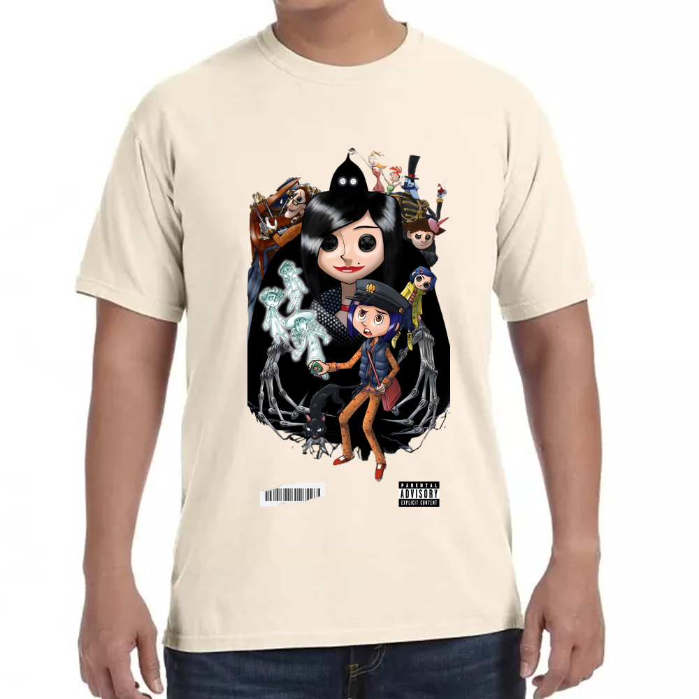 Playera Coraline y la Puerta Secreta Algodón Premium #0001751