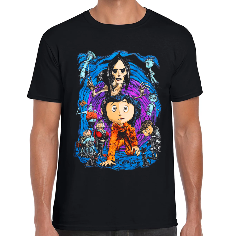 Playera Coraline y la Puerta Secreta Algodón Premium #0001753