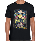 Playera Coraline y la Puerta Secreta Algodón Premium #0001760