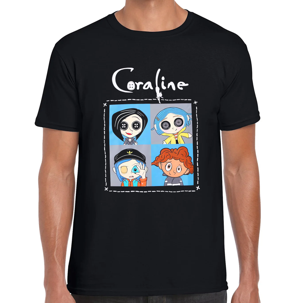 Playera Coraline y la Puerta Secreta Algodón Premium #0001764