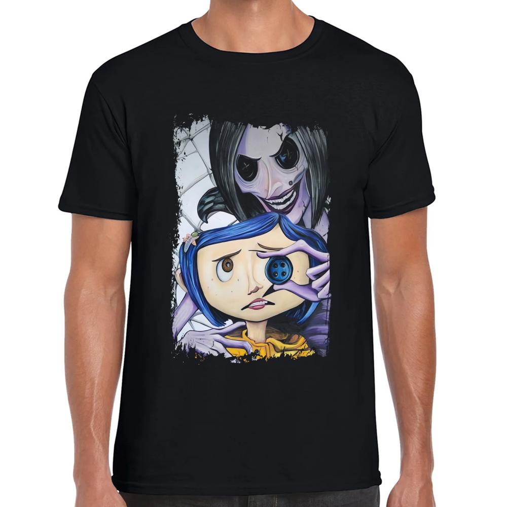 Playera Coraline y La Otra Madre Algodón Premium #0001765