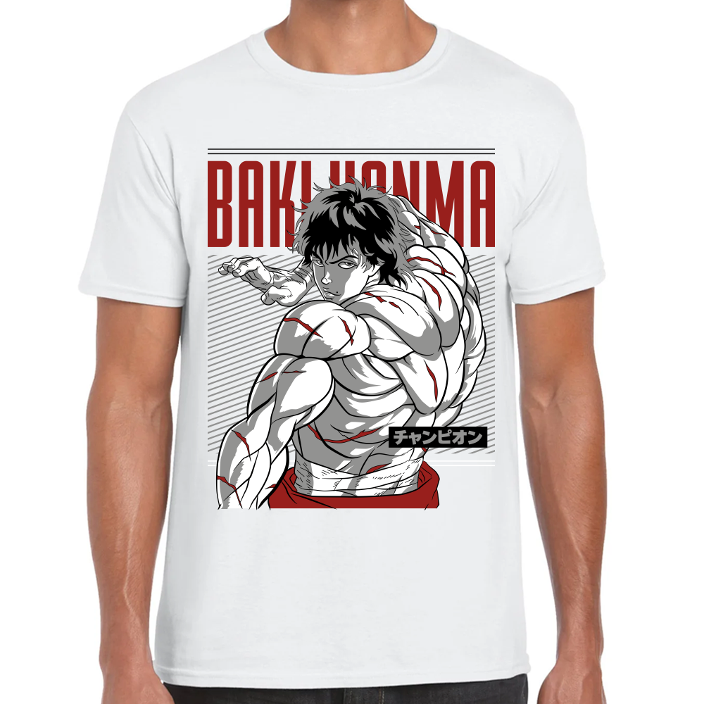 Playera Baki Hanma Algodón Premium #0001768