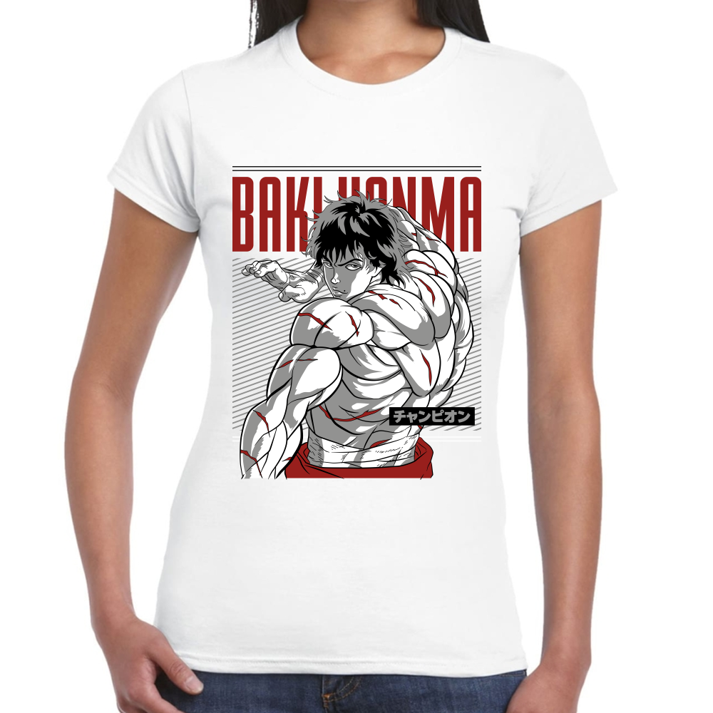 Playera Baki Hanma Algodón Premium #0001768