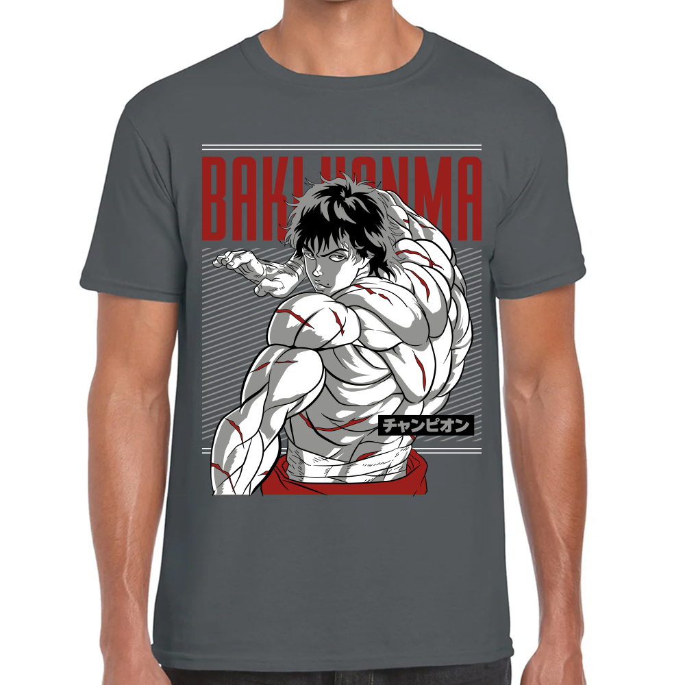 Playera Baki Hanma Algodón Premium #0001768
