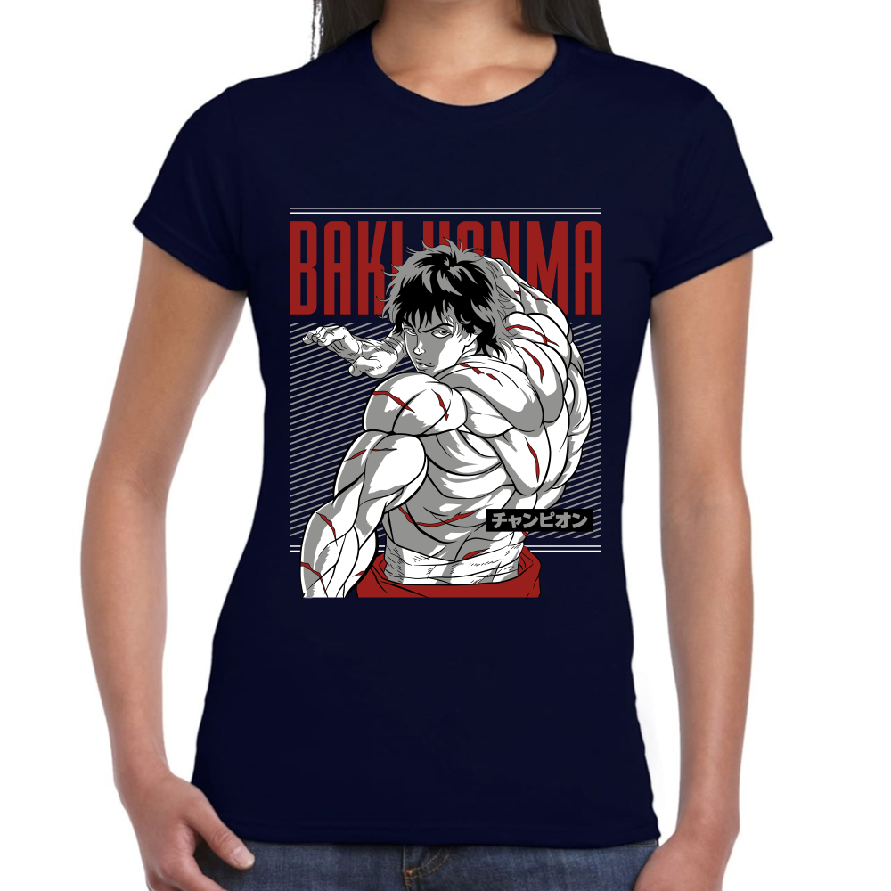 Playera Baki Hanma Algodón Premium #0001768