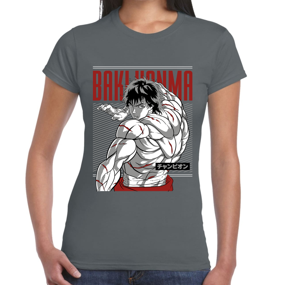 Playera Baki Hanma Algodón Premium #0001768