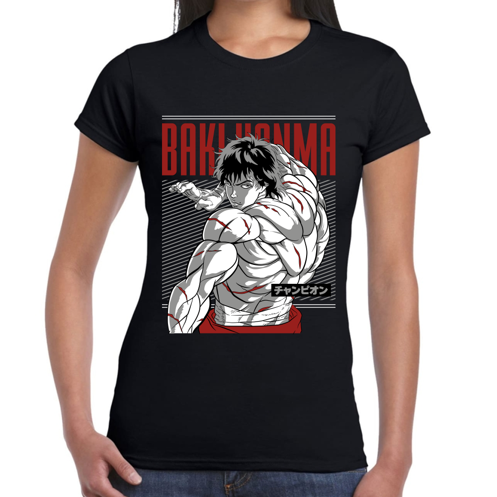 Playera Baki Hanma Algodón Premium #0001768
