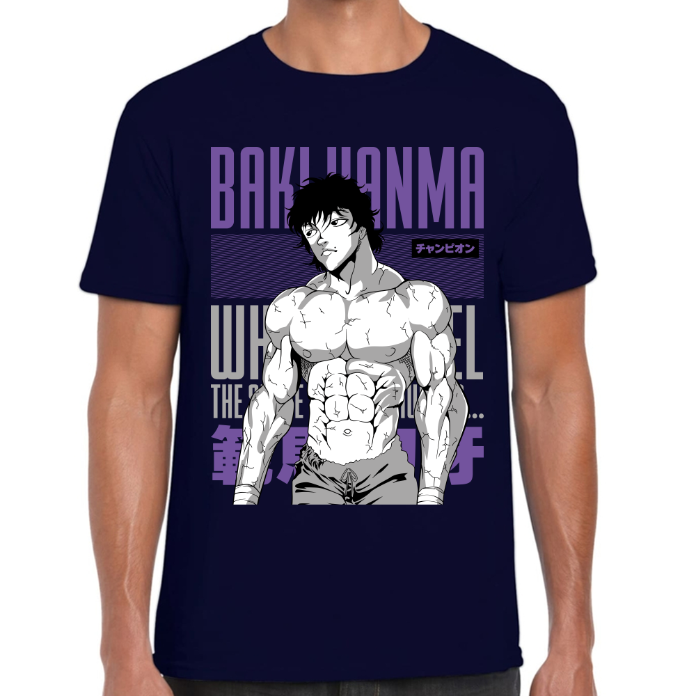 Playera Baki Hanma Algodón Premium #0001769