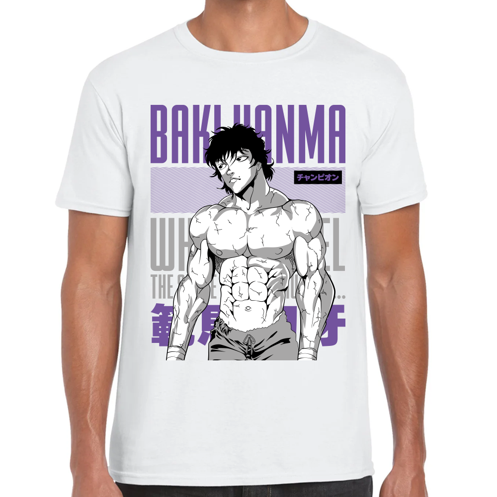 Playera Baki Hanma Algodón Premium #0001769