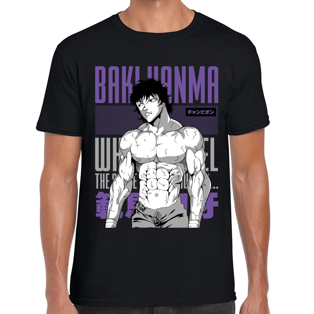 Playera Baki Hanma Algodón Premium #0001769