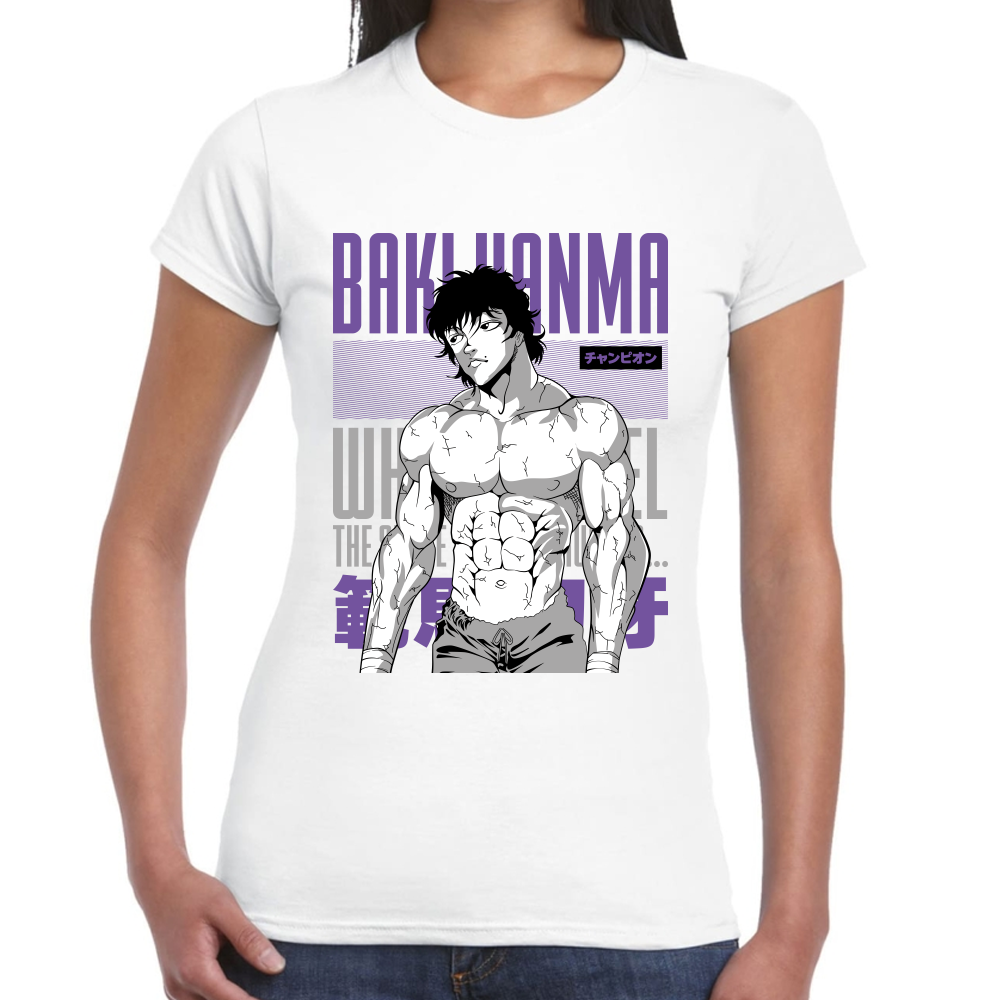 Playera Baki Hanma Algodón Premium #0001769