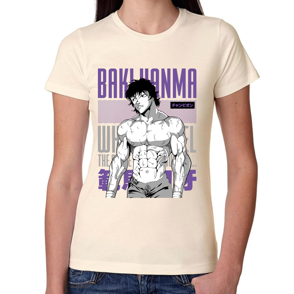 Playera Baki Hanma Algodón Premium #0001769