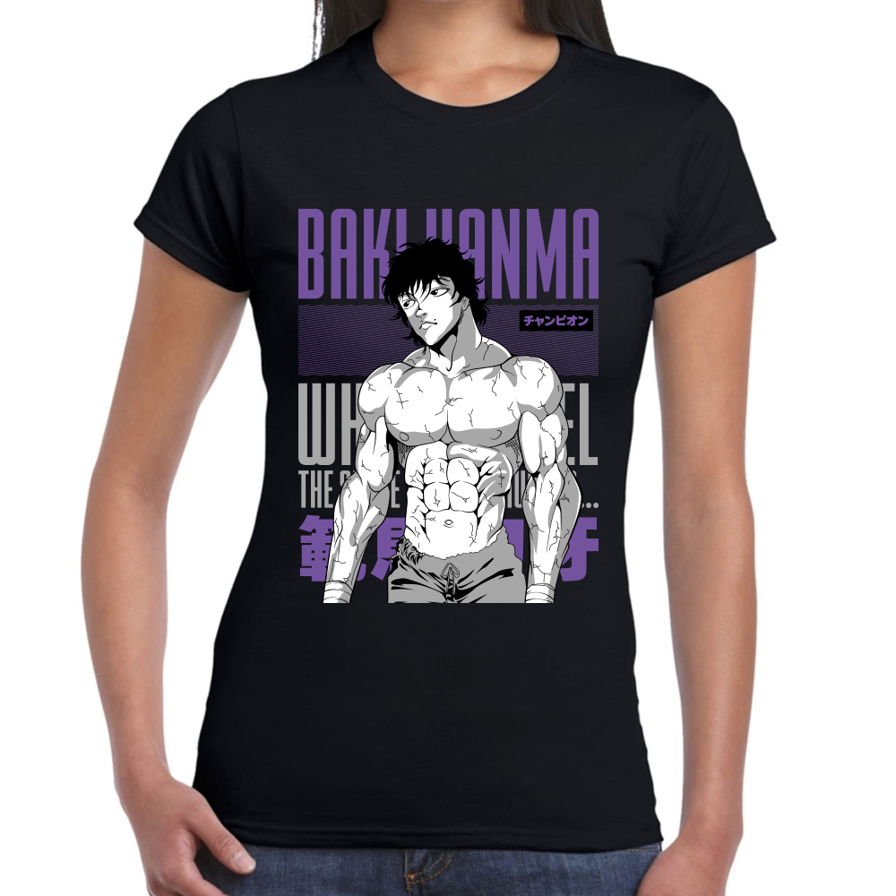 Playera Baki Hanma Algodón Premium #0001769