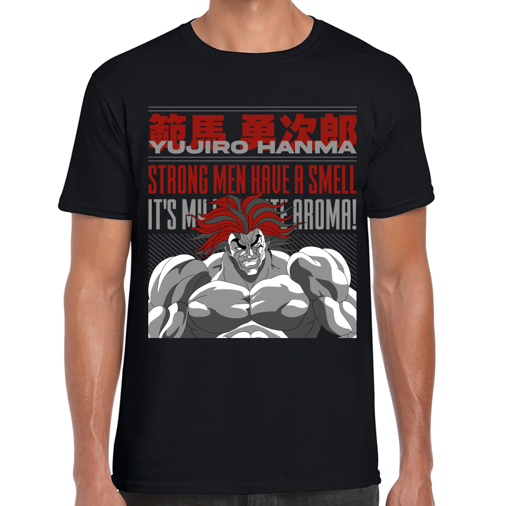 Playera Baki Yujiro Algodón Premium #0001771