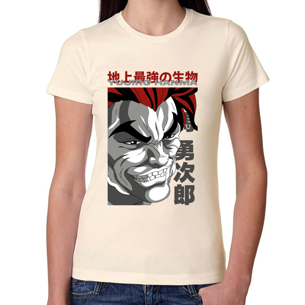 Playera Baki Yujiro Algodón Premium #0001772