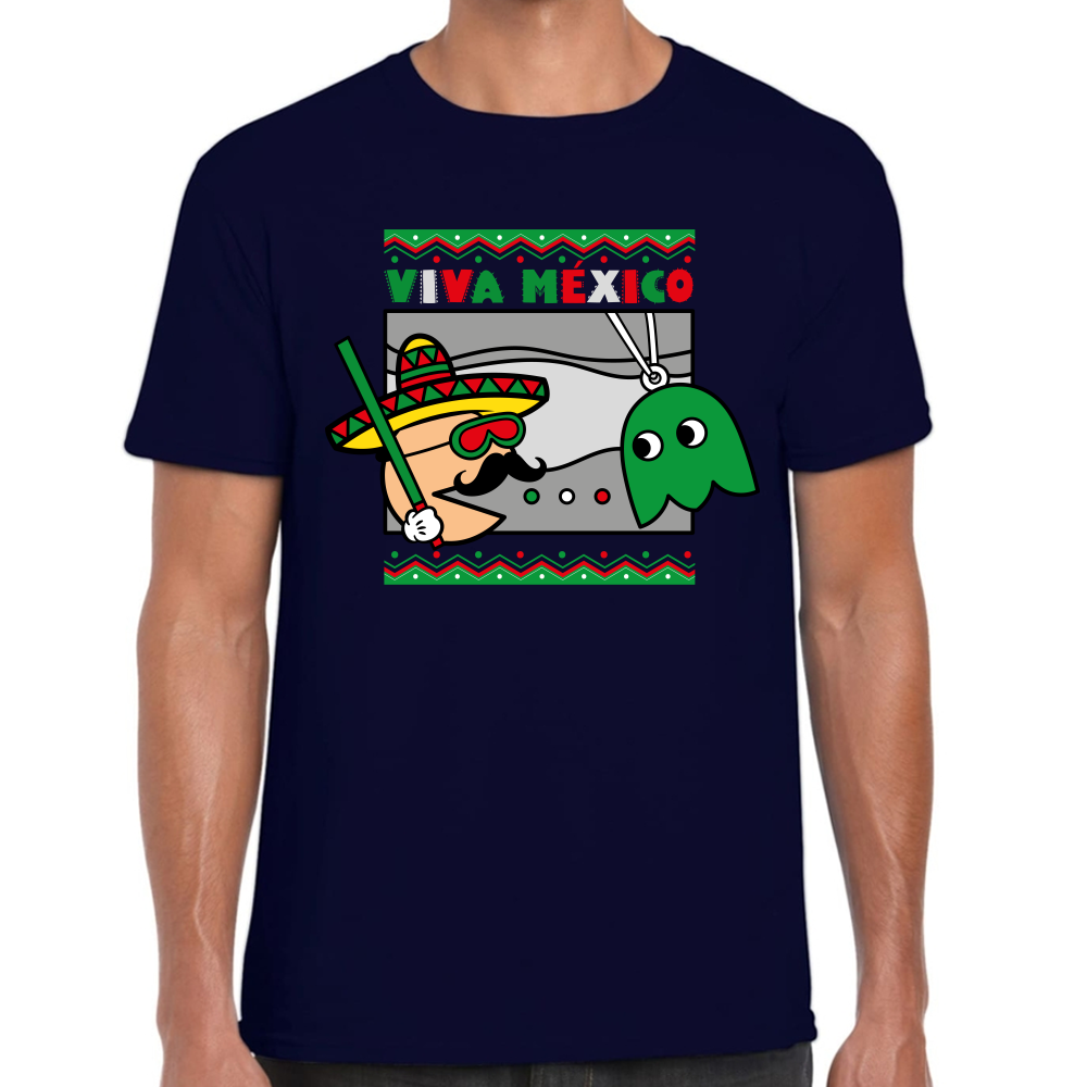 Playera Fiestas Patrias Viva México Algodón Premium #0001783