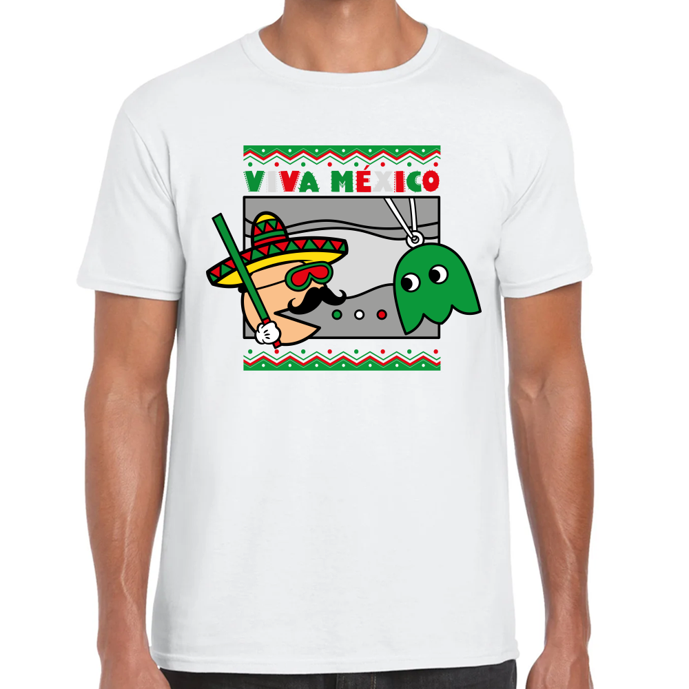 Playera Fiestas Patrias Viva México Algodón Premium #0001783