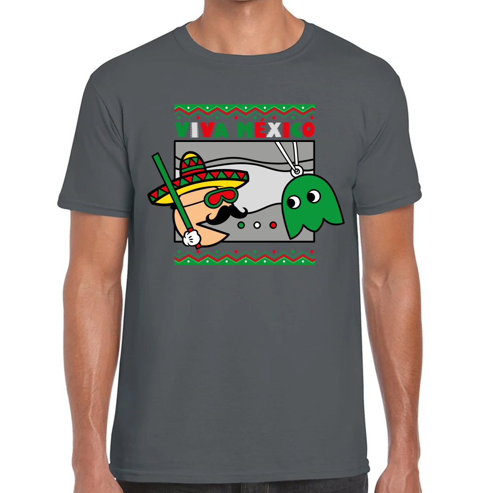 Playera Fiestas Patrias Viva México Algodón Premium #0001783