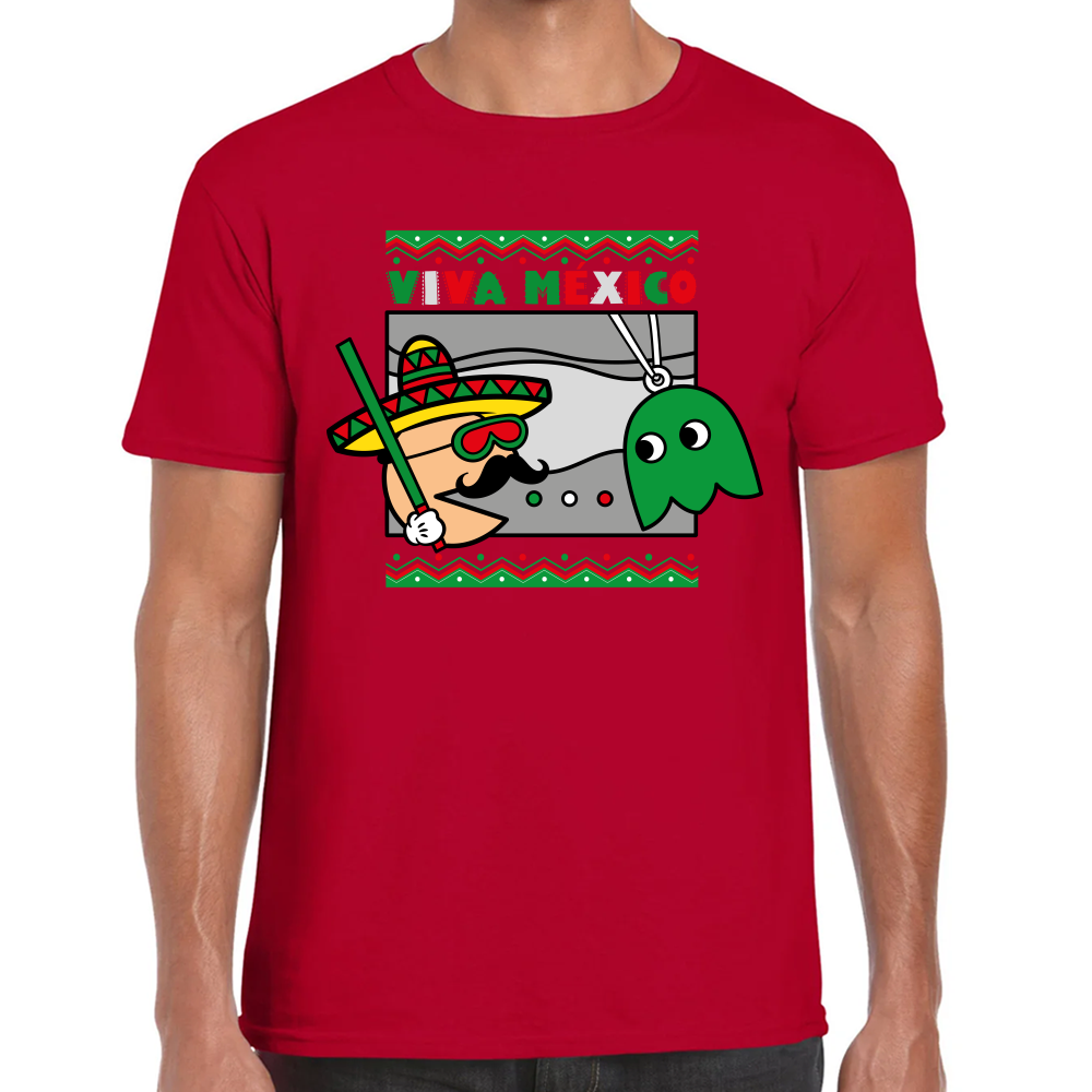 Playera Fiestas Patrias Viva México Algodón Premium #0001783