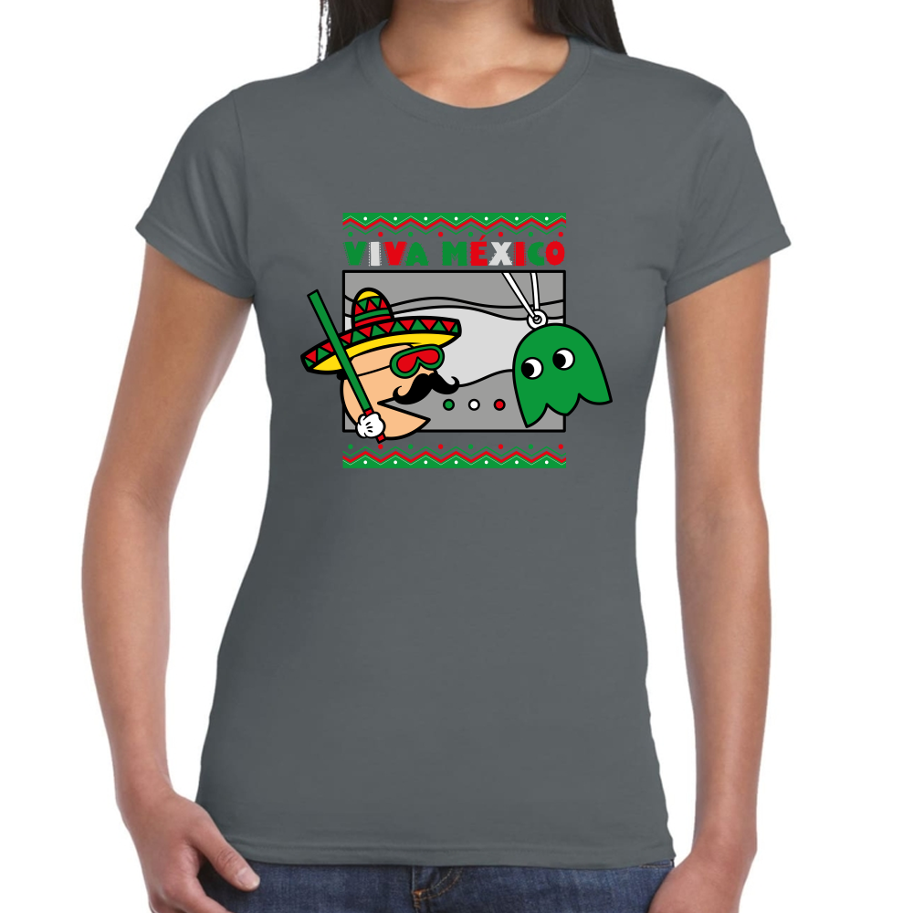 Playera Fiestas Patrias Viva México Algodón Premium #0001783