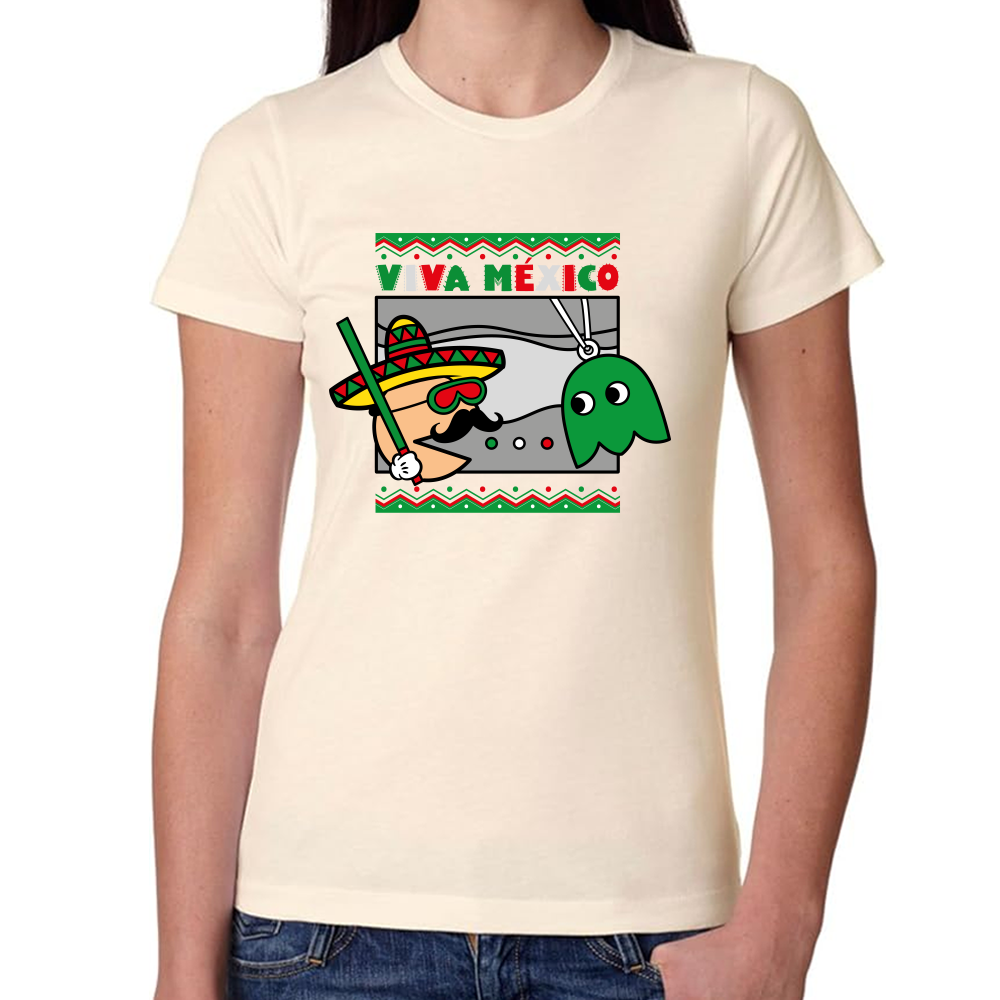 Playera Fiestas Patrias Viva México Algodón Premium #0001783