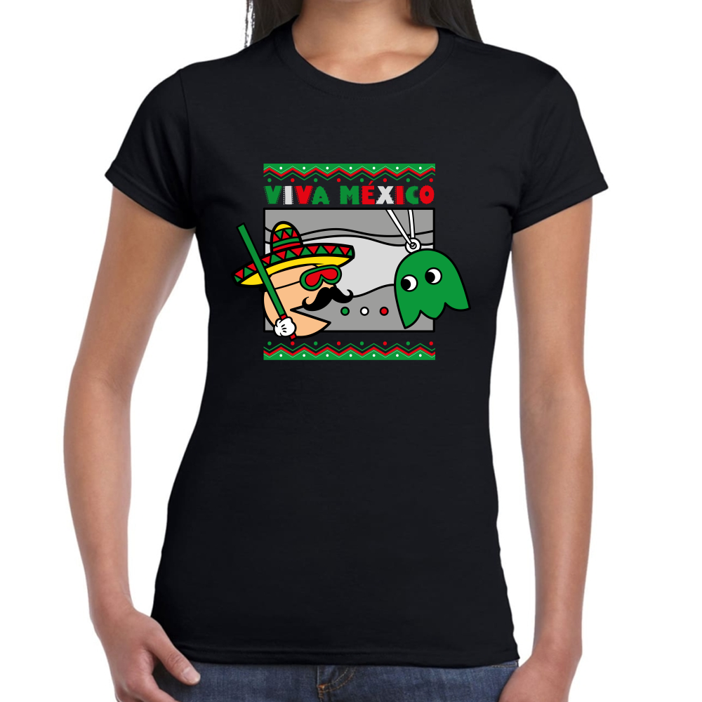 Playera Fiestas Patrias Viva México Algodón Premium #0001783