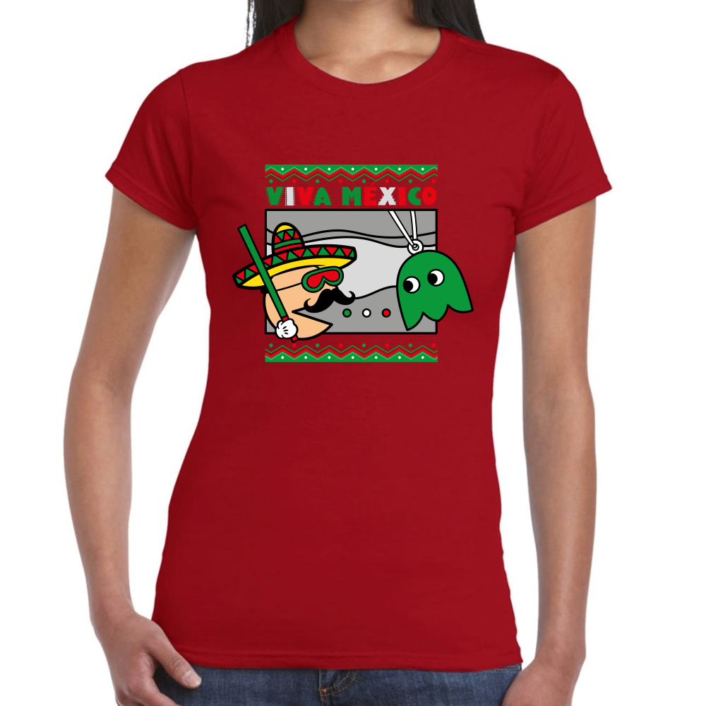 Playera Fiestas Patrias Viva México Algodón Premium #0001783