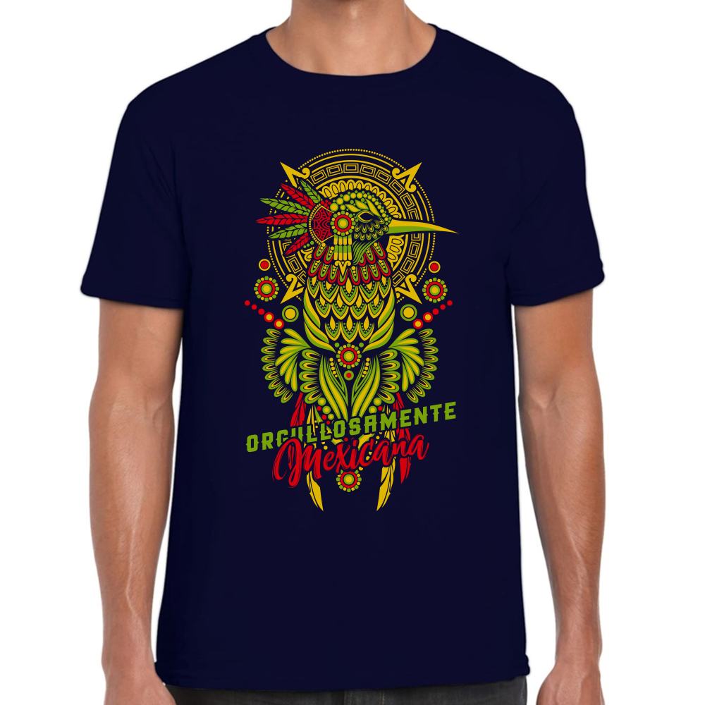 Playera Fiestas Patrias México Orgullosamente Mexicano Algodón Premium #0001784